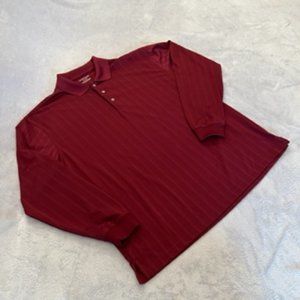 PGA Tour Men's Shirt XL Burgundy